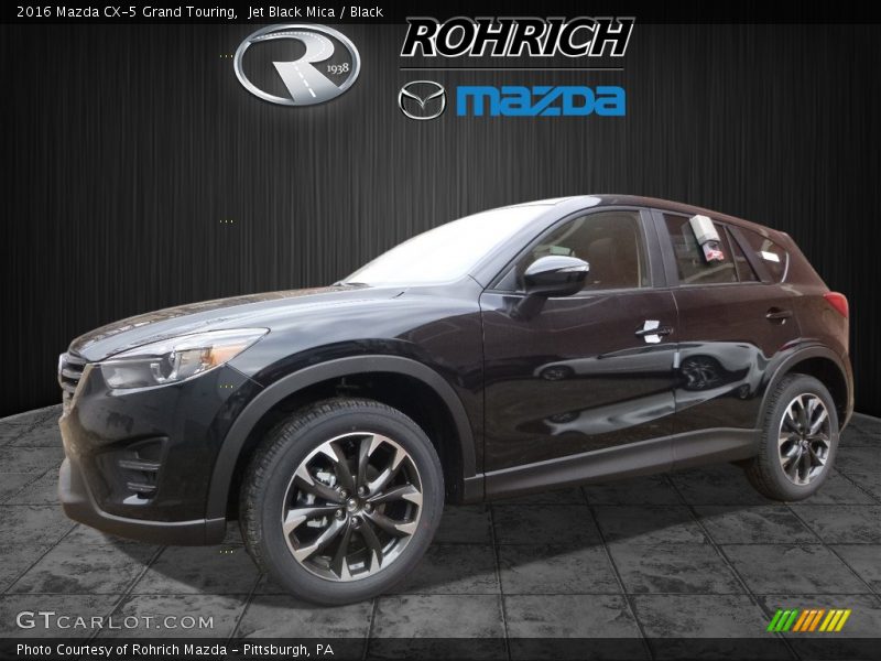 Jet Black Mica / Black 2016 Mazda CX-5 Grand Touring