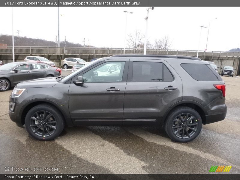 Magnetic / Sport Appearance Dark Earth Gray 2017 Ford Explorer XLT 4WD