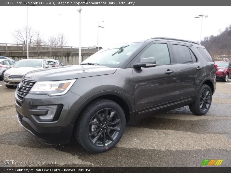 Magnetic / Sport Appearance Dark Earth Gray 2017 Ford Explorer XLT 4WD