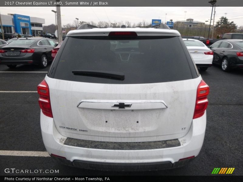 Summit White / Jet Black 2017 Chevrolet Equinox LT AWD