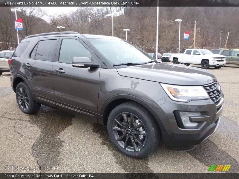 Magnetic / Sport Appearance Dark Earth Gray 2017 Ford Explorer XLT 4WD