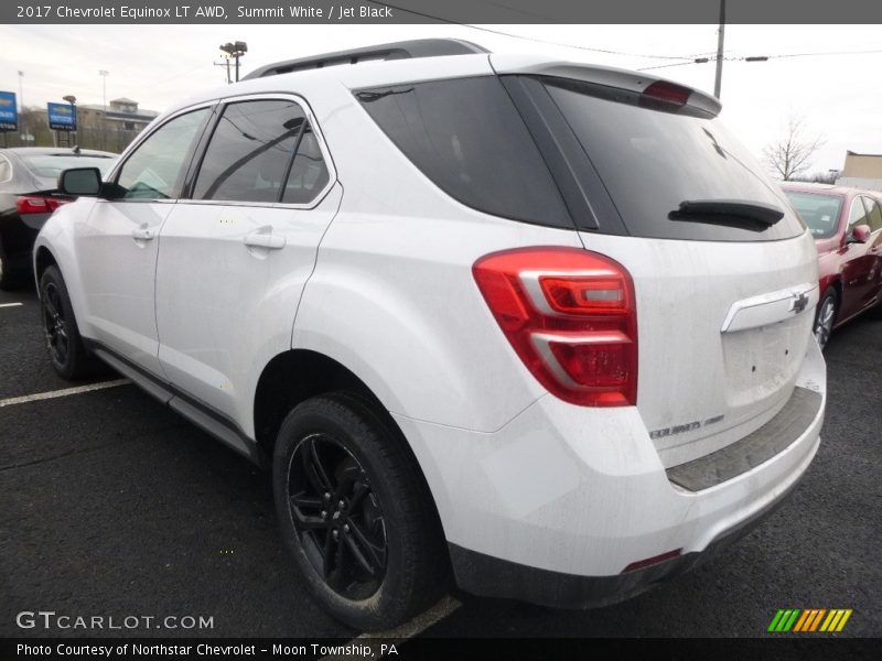 Summit White / Jet Black 2017 Chevrolet Equinox LT AWD