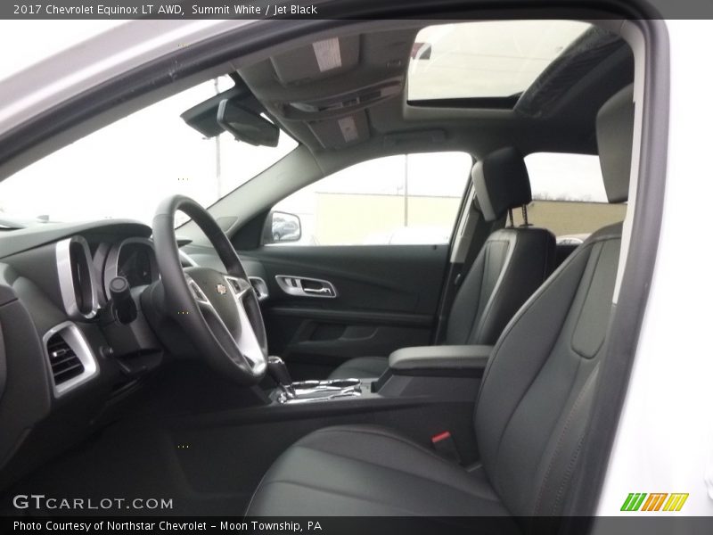 Summit White / Jet Black 2017 Chevrolet Equinox LT AWD