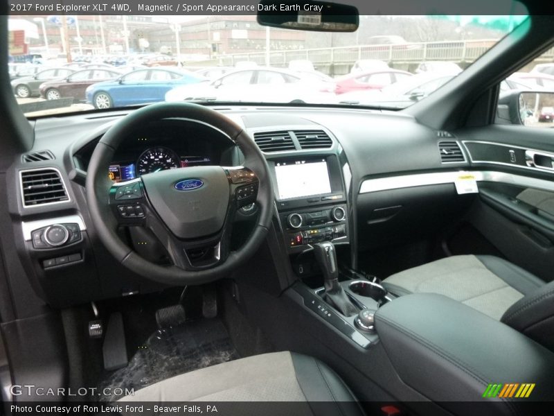 Magnetic / Sport Appearance Dark Earth Gray 2017 Ford Explorer XLT 4WD
