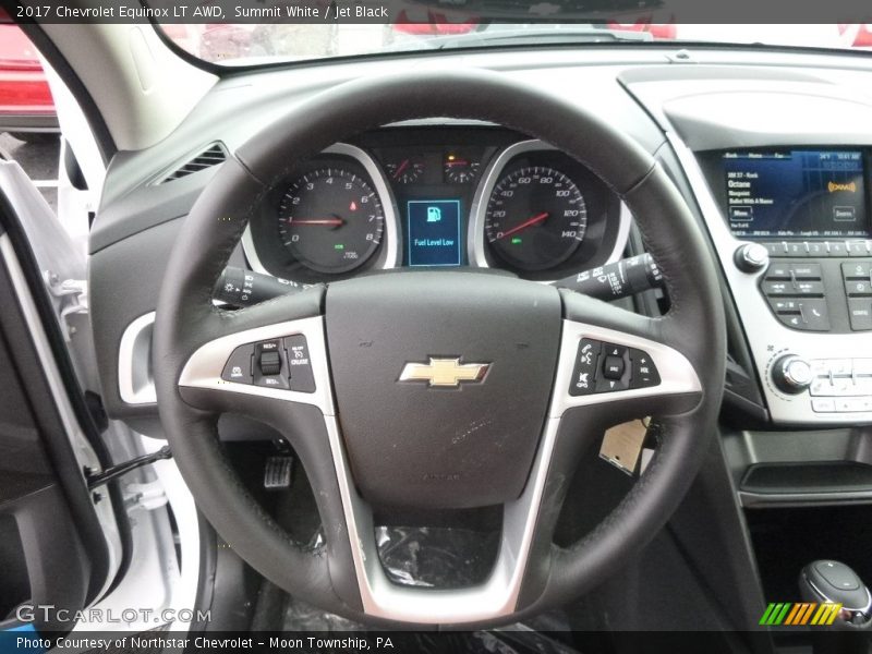 Summit White / Jet Black 2017 Chevrolet Equinox LT AWD