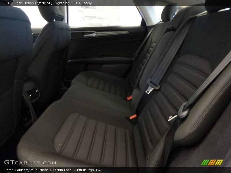 Lightning Blue / Ebony 2017 Ford Fusion Hybrid SE