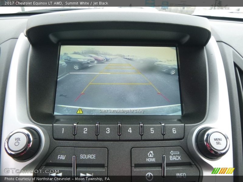 Summit White / Jet Black 2017 Chevrolet Equinox LT AWD