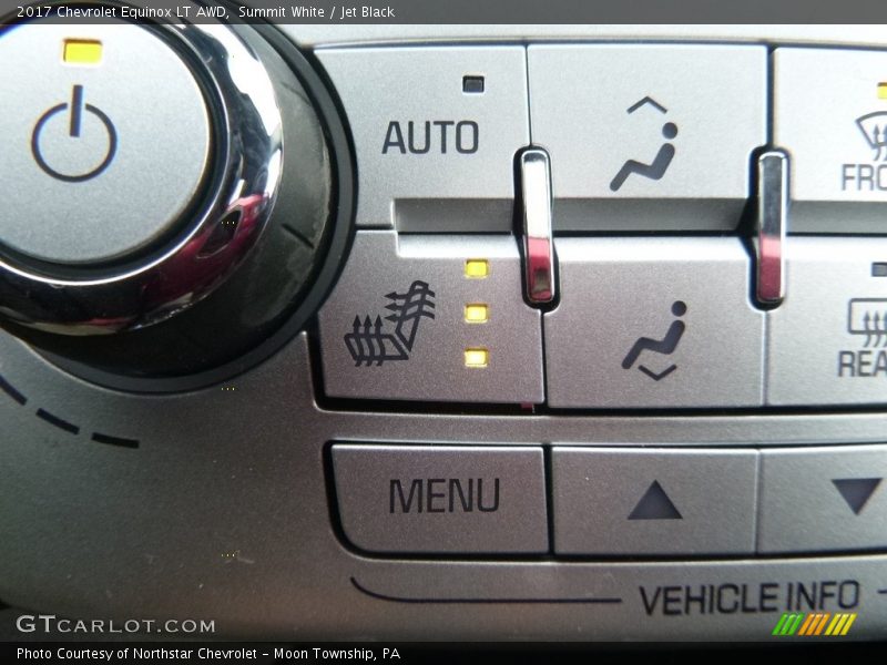 Summit White / Jet Black 2017 Chevrolet Equinox LT AWD