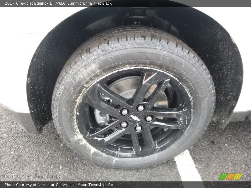 Summit White / Jet Black 2017 Chevrolet Equinox LT AWD