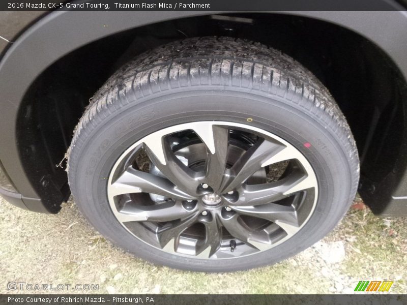 Titanium Flash Mica / Parchment 2016 Mazda CX-5 Grand Touring
