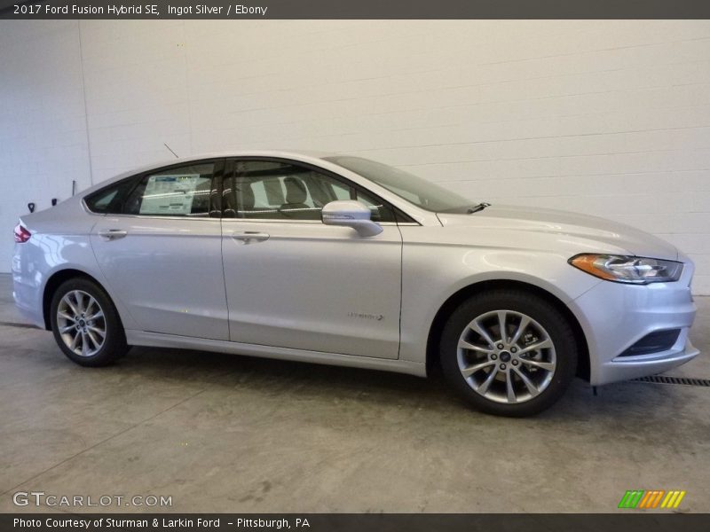 Ingot Silver / Ebony 2017 Ford Fusion Hybrid SE