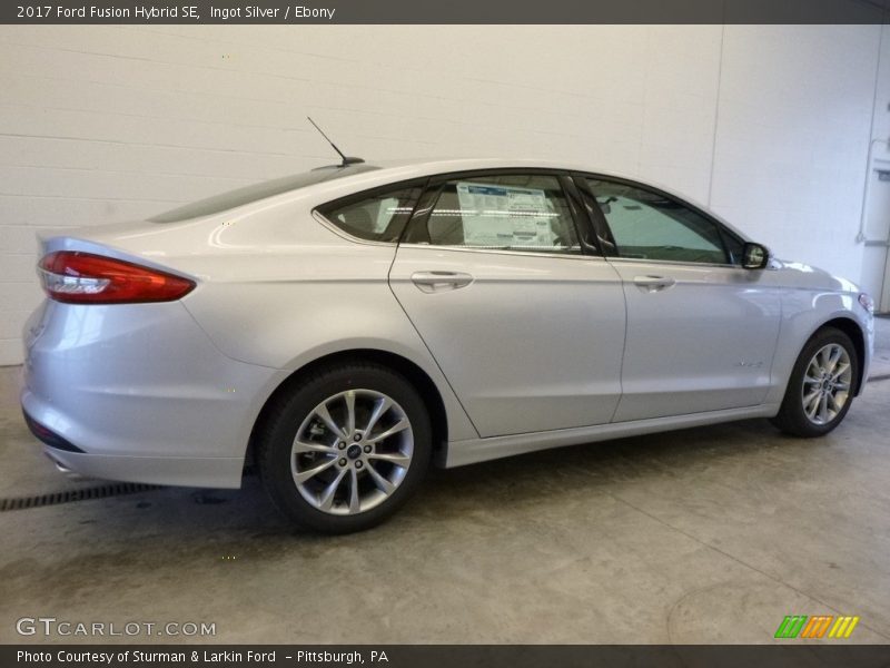 Ingot Silver / Ebony 2017 Ford Fusion Hybrid SE
