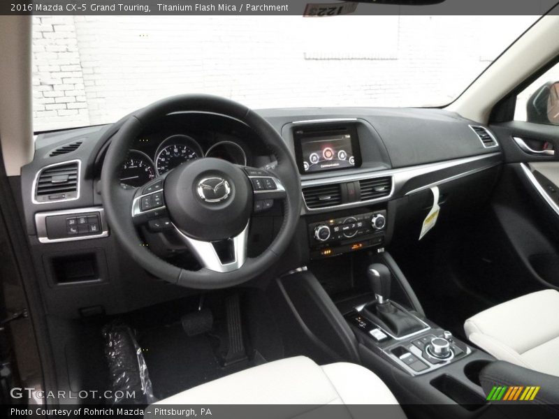 Titanium Flash Mica / Parchment 2016 Mazda CX-5 Grand Touring