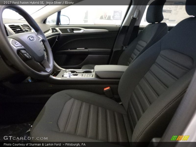 Ingot Silver / Ebony 2017 Ford Fusion Hybrid SE