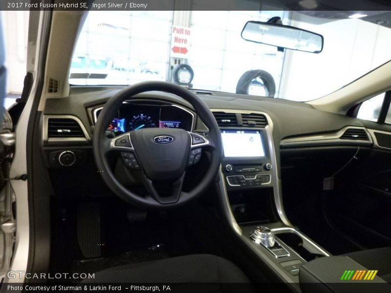 Ingot Silver / Ebony 2017 Ford Fusion Hybrid SE