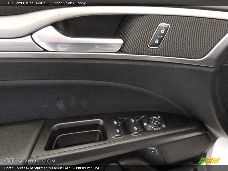 Ingot Silver / Ebony 2017 Ford Fusion Hybrid SE