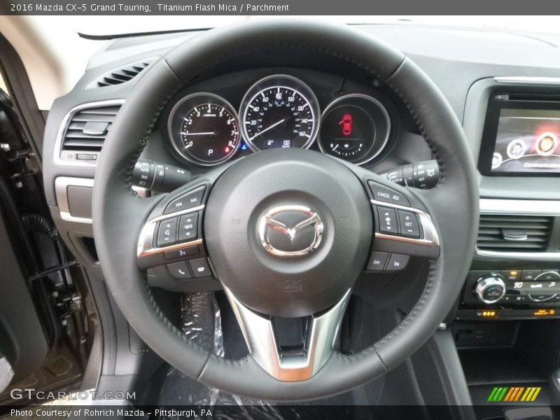 Titanium Flash Mica / Parchment 2016 Mazda CX-5 Grand Touring