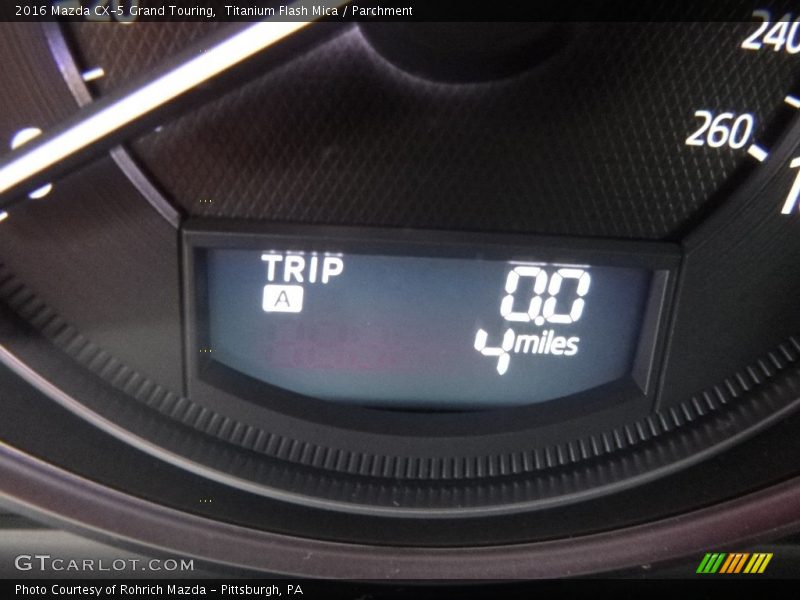 Titanium Flash Mica / Parchment 2016 Mazda CX-5 Grand Touring