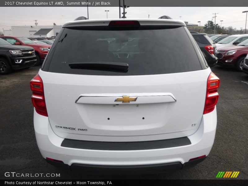 Summit White / Jet Black 2017 Chevrolet Equinox LT AWD