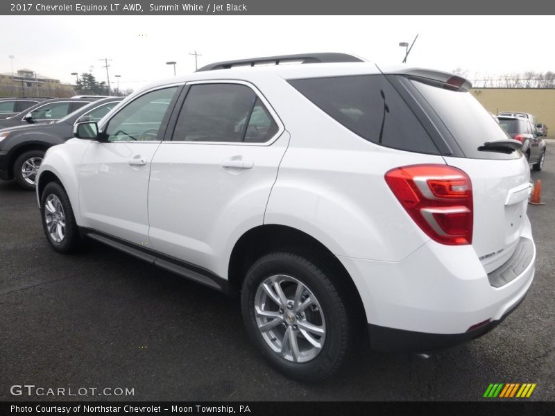 Summit White / Jet Black 2017 Chevrolet Equinox LT AWD