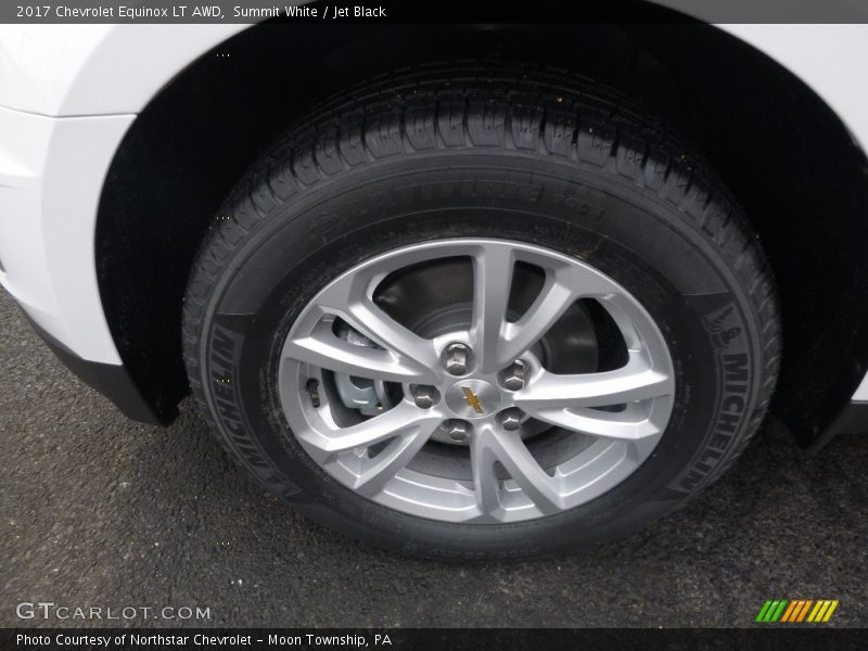 Summit White / Jet Black 2017 Chevrolet Equinox LT AWD