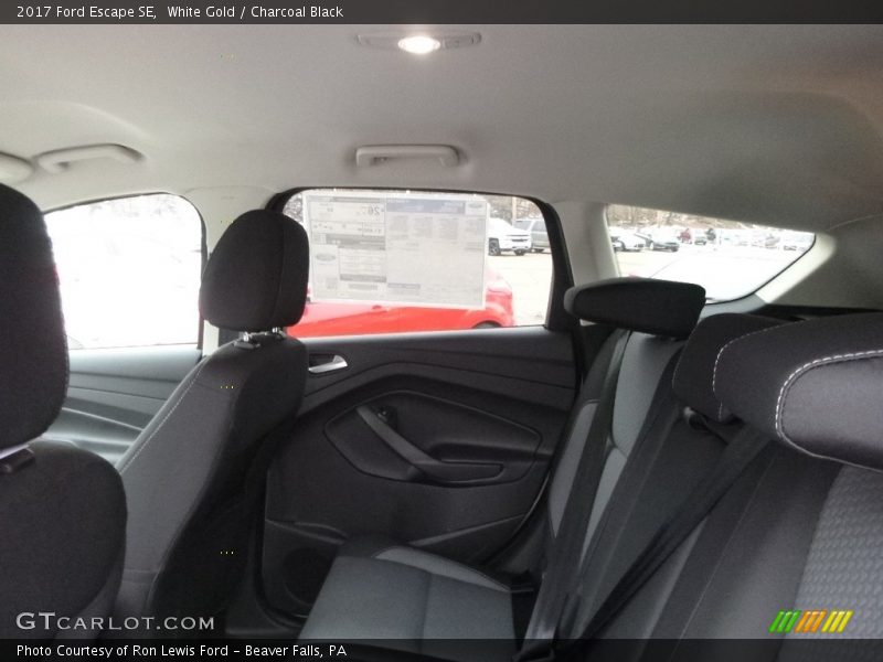 White Gold / Charcoal Black 2017 Ford Escape SE