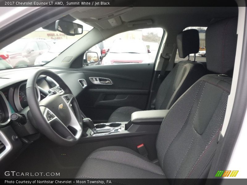 Summit White / Jet Black 2017 Chevrolet Equinox LT AWD