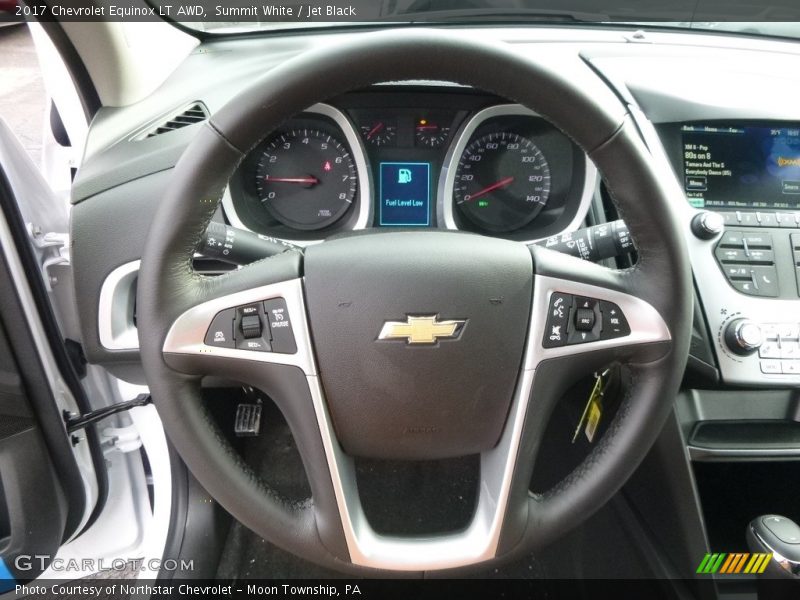 Summit White / Jet Black 2017 Chevrolet Equinox LT AWD