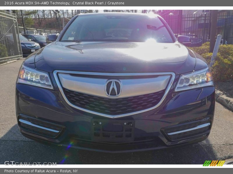 Crystal Black Pearl / Graystone 2016 Acura MDX SH-AWD Technology