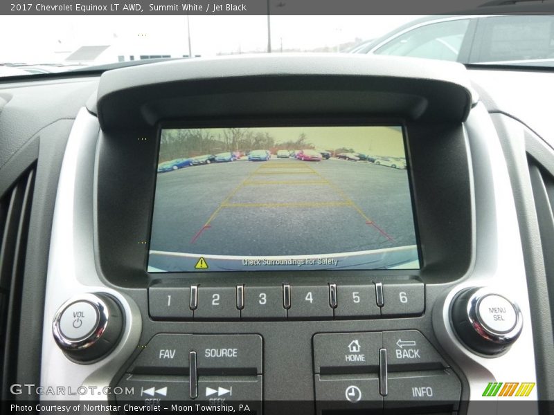 Summit White / Jet Black 2017 Chevrolet Equinox LT AWD