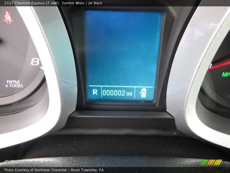 Summit White / Jet Black 2017 Chevrolet Equinox LT AWD