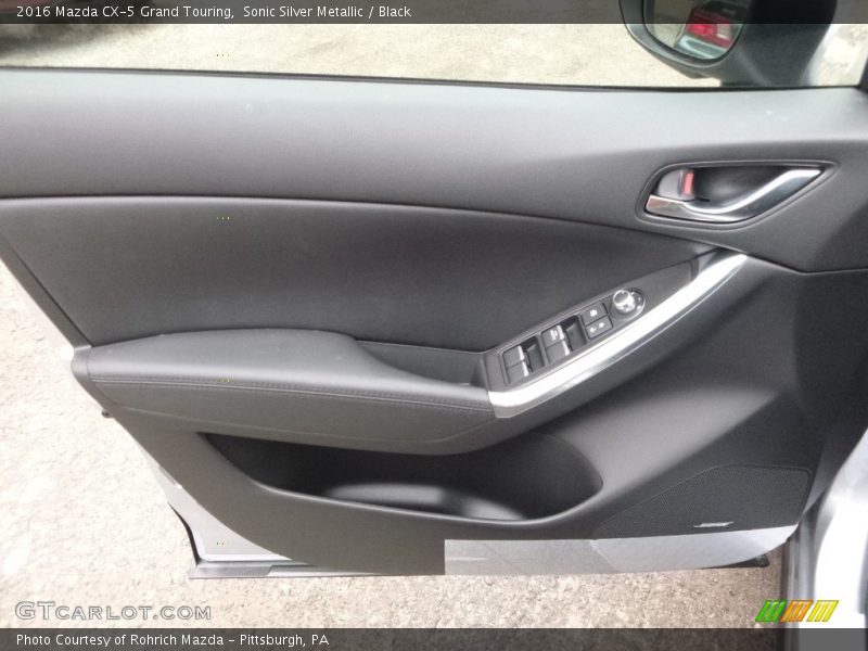 Sonic Silver Metallic / Black 2016 Mazda CX-5 Grand Touring