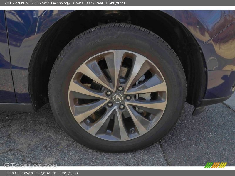 Crystal Black Pearl / Graystone 2016 Acura MDX SH-AWD Technology