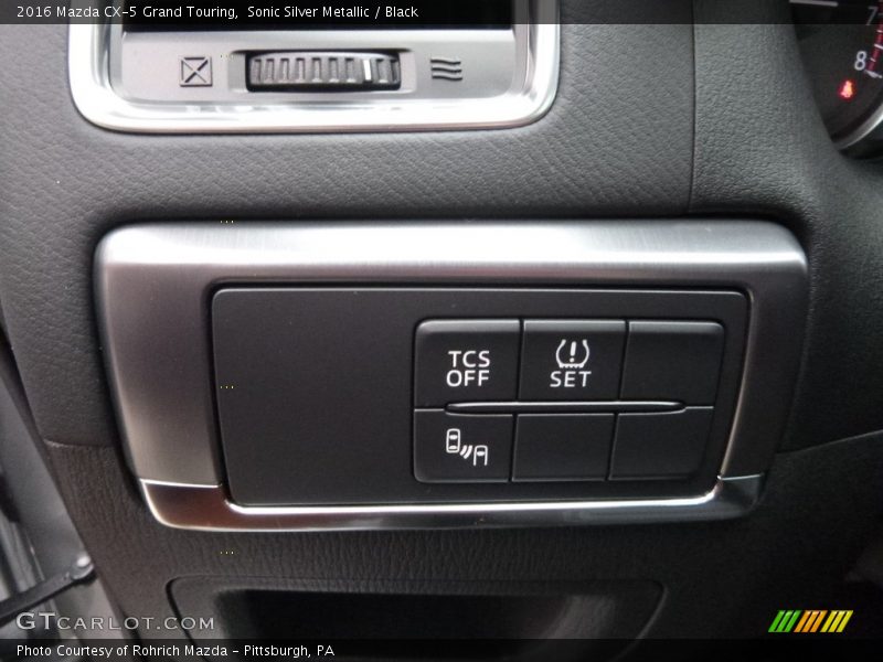 Sonic Silver Metallic / Black 2016 Mazda CX-5 Grand Touring