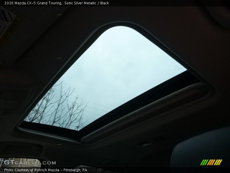 Sonic Silver Metallic / Black 2016 Mazda CX-5 Grand Touring