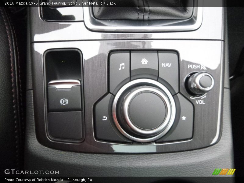 Sonic Silver Metallic / Black 2016 Mazda CX-5 Grand Touring