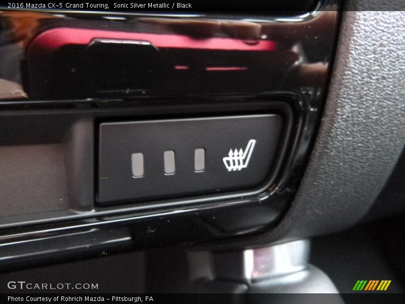 Sonic Silver Metallic / Black 2016 Mazda CX-5 Grand Touring