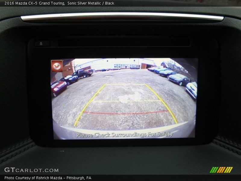 Sonic Silver Metallic / Black 2016 Mazda CX-5 Grand Touring