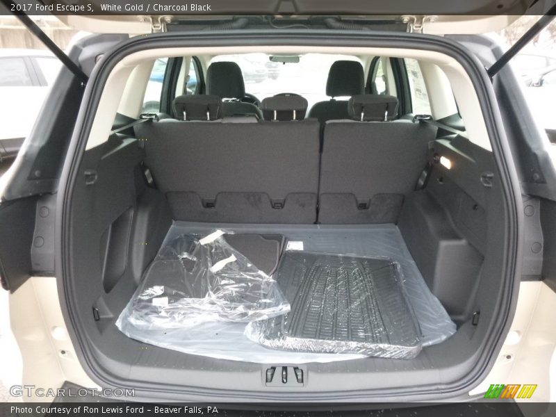 White Gold / Charcoal Black 2017 Ford Escape S