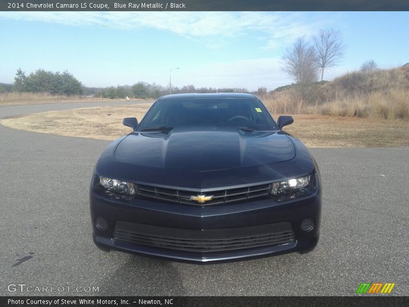 Blue Ray Metallic / Black 2014 Chevrolet Camaro LS Coupe