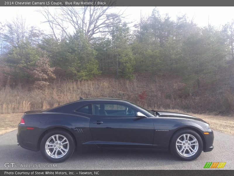 Blue Ray Metallic / Black 2014 Chevrolet Camaro LS Coupe