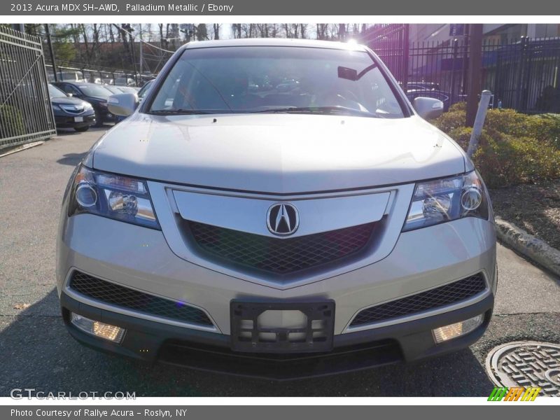 Palladium Metallic / Ebony 2013 Acura MDX SH-AWD