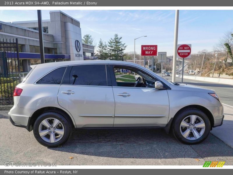 Palladium Metallic / Ebony 2013 Acura MDX SH-AWD