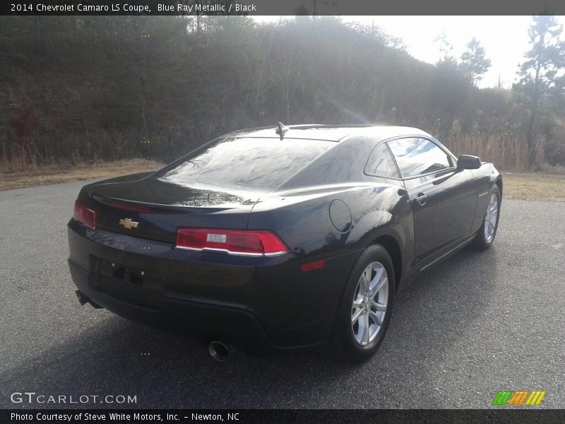 Blue Ray Metallic / Black 2014 Chevrolet Camaro LS Coupe