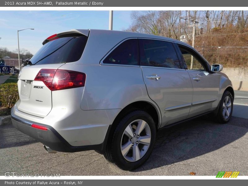 Palladium Metallic / Ebony 2013 Acura MDX SH-AWD