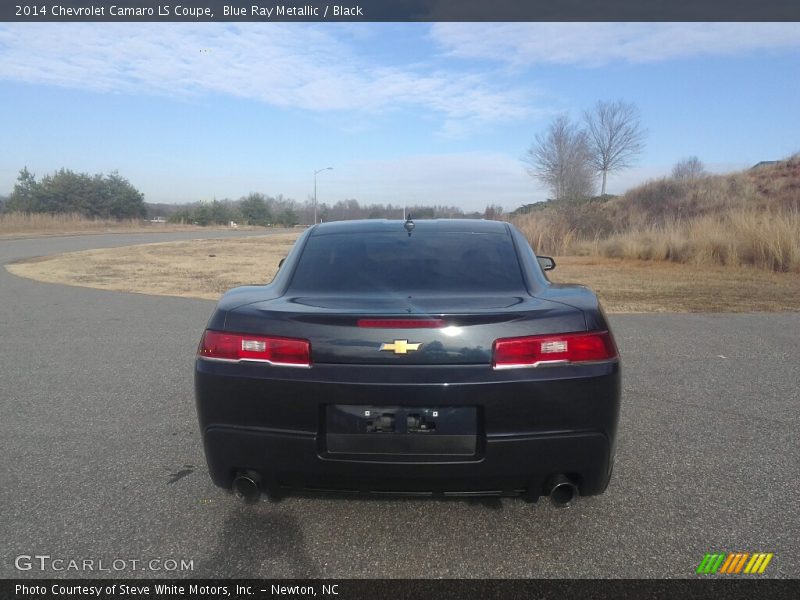 Blue Ray Metallic / Black 2014 Chevrolet Camaro LS Coupe