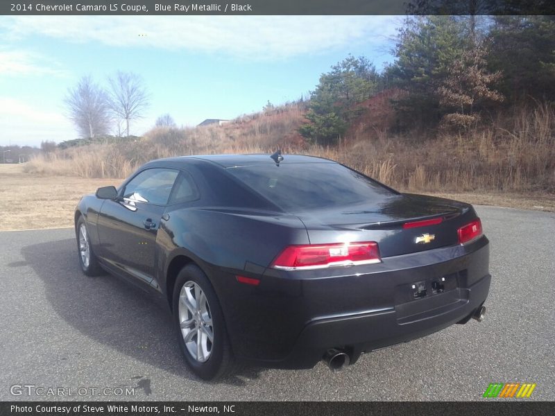 Blue Ray Metallic / Black 2014 Chevrolet Camaro LS Coupe