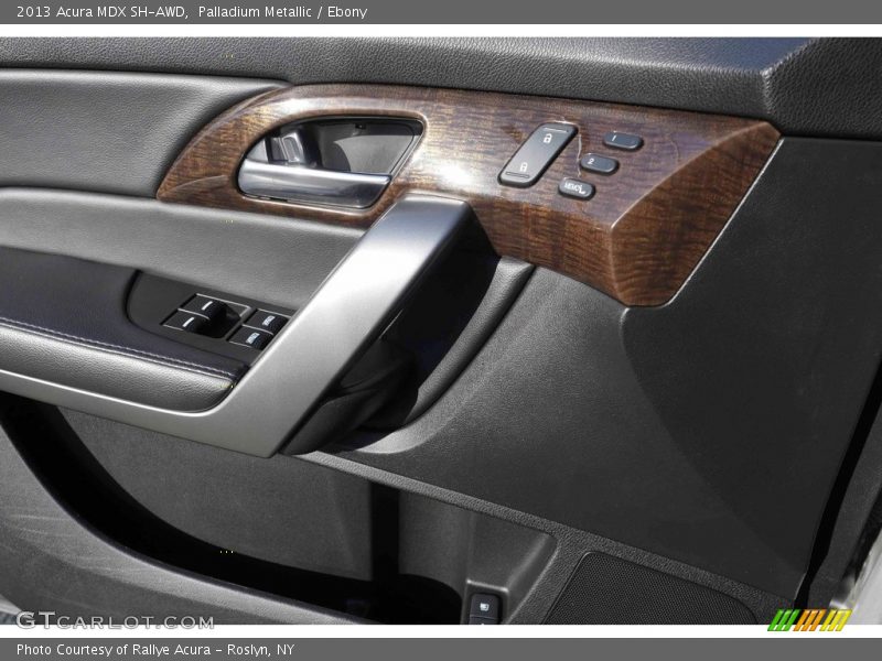 Palladium Metallic / Ebony 2013 Acura MDX SH-AWD