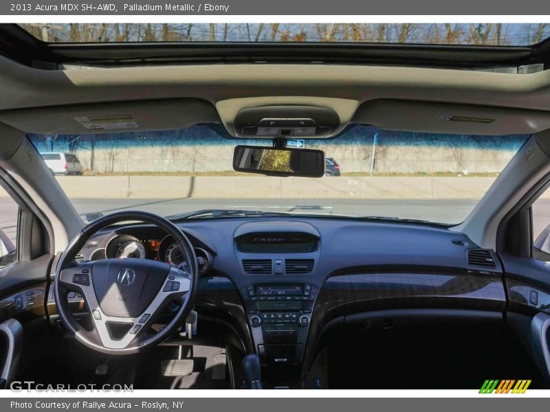 Palladium Metallic / Ebony 2013 Acura MDX SH-AWD