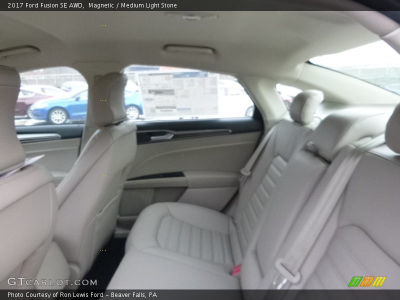 Magnetic / Medium Light Stone 2017 Ford Fusion SE AWD